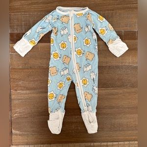 Little sleepies blue breakfast buddies zippy